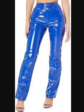 AFRM Heston Patent High-Rise Straight Leg